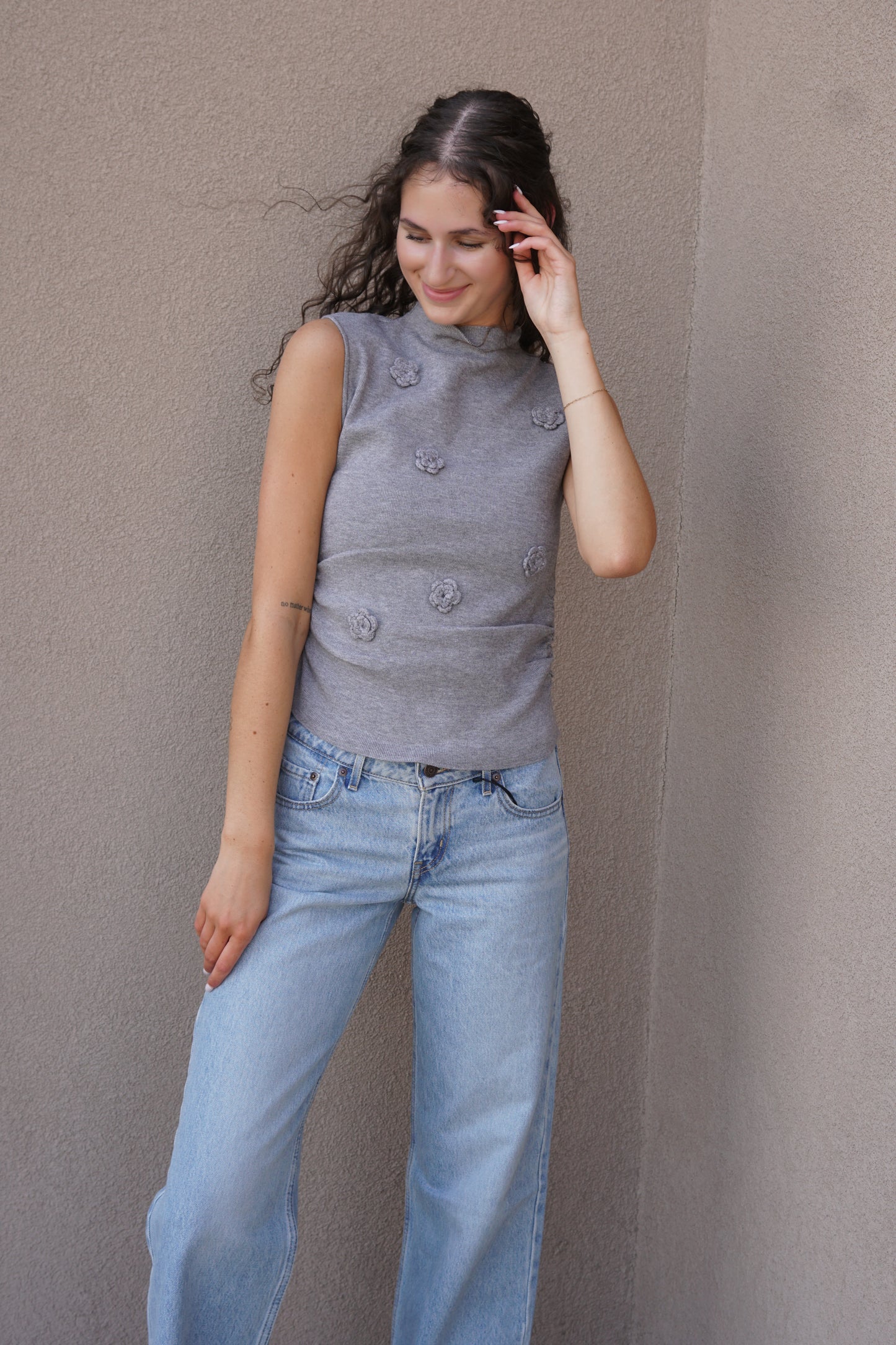 Rosslie Sleeveless Knit-Pink Martini