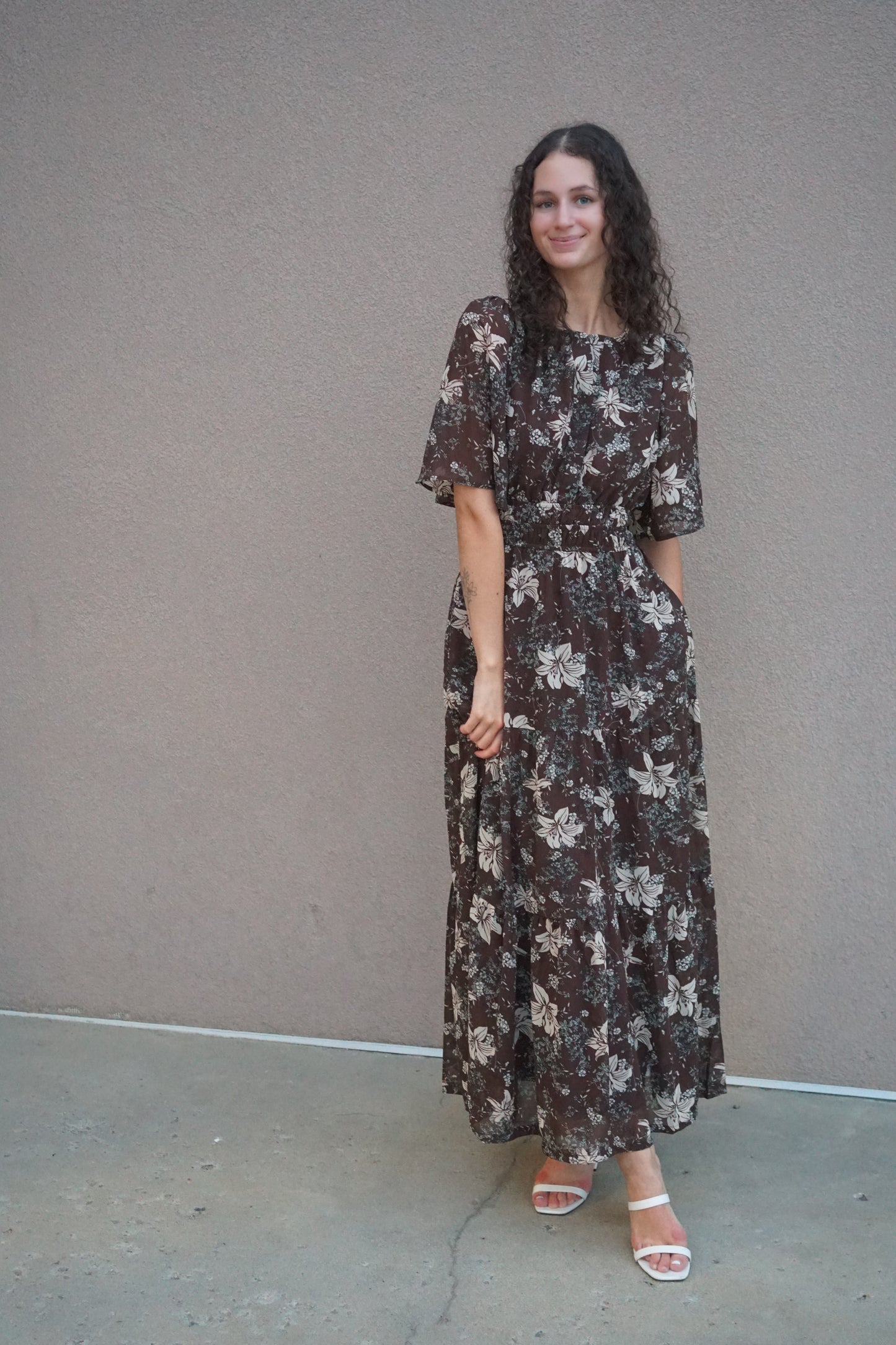 Autumn Flower Dress- She & Sky