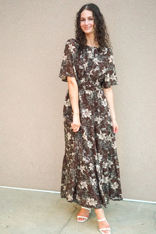 Autumn Flower Dress- She & Sky