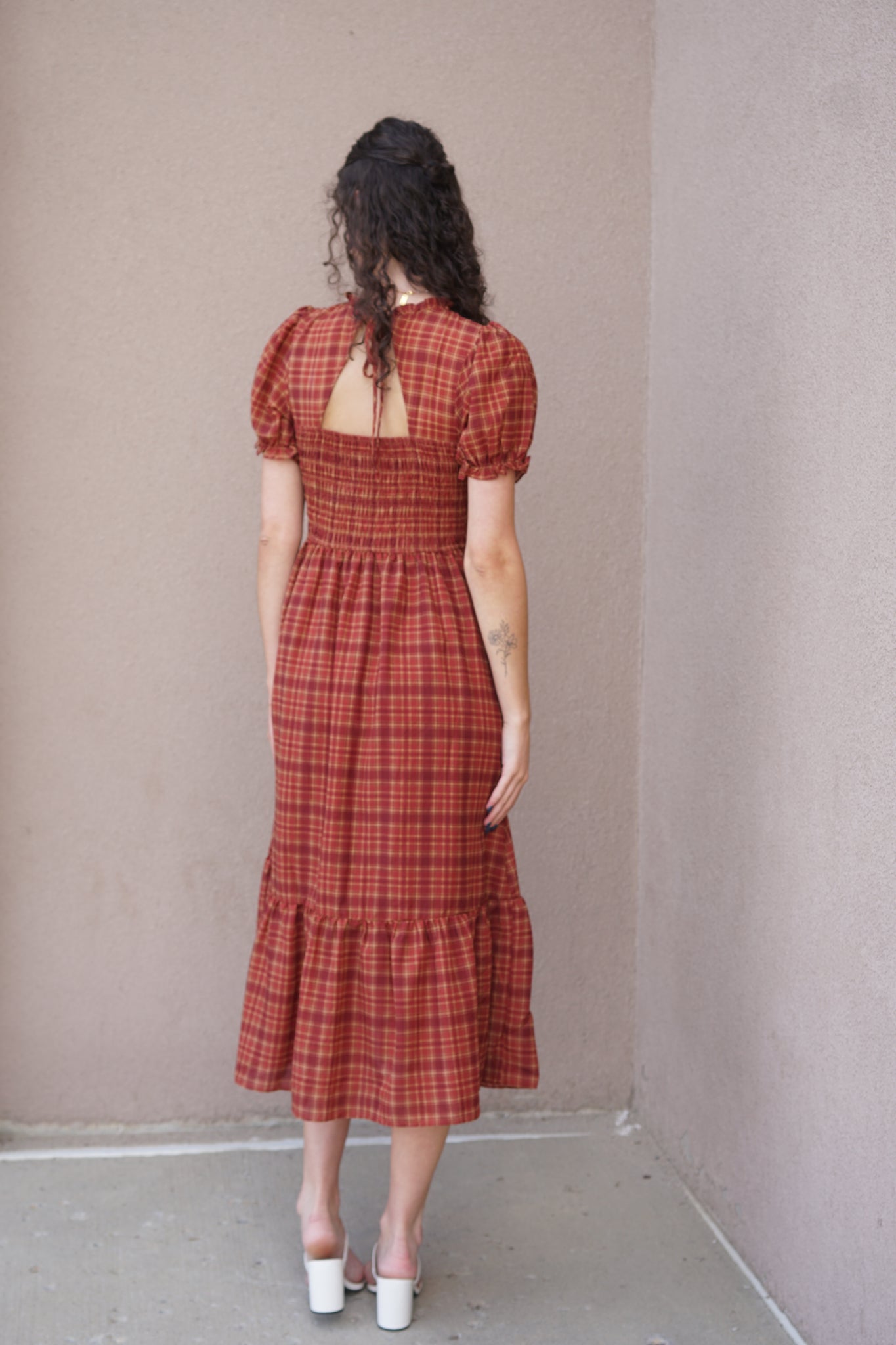 Jillian Check Dress