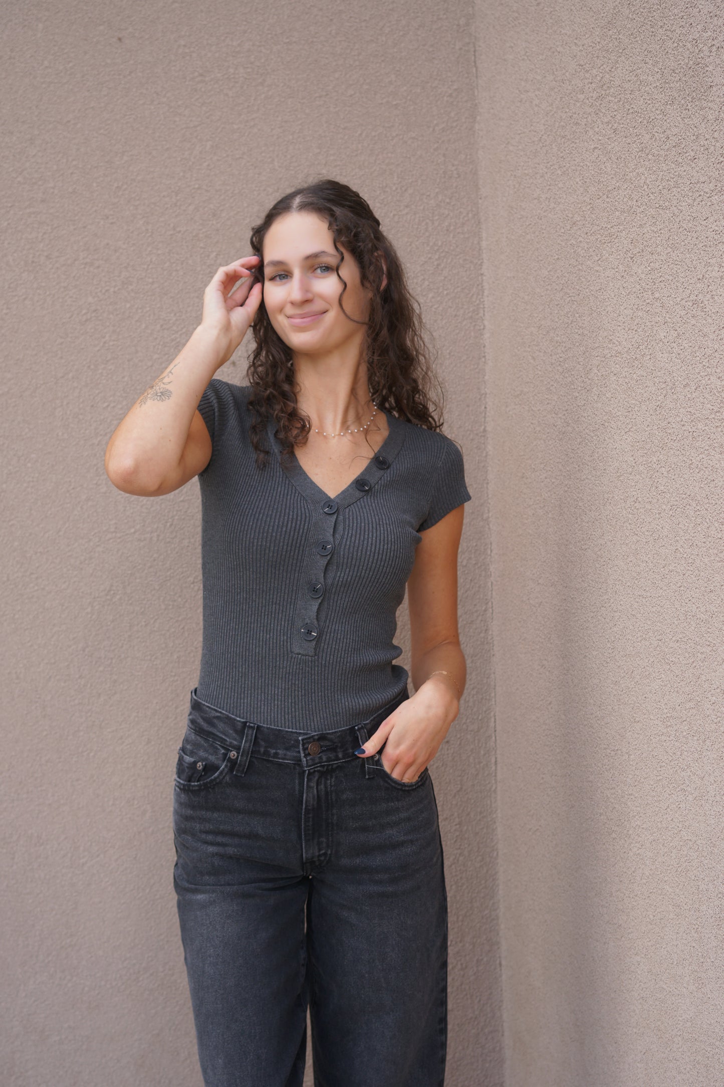 Alba Ribbed Bodysuit