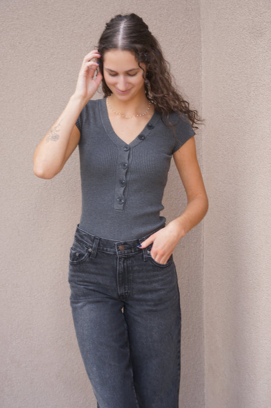 Alba Ribbed Bodysuit