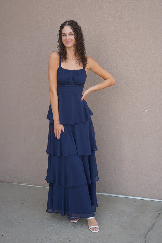 Mademoiselle Dress-Navy