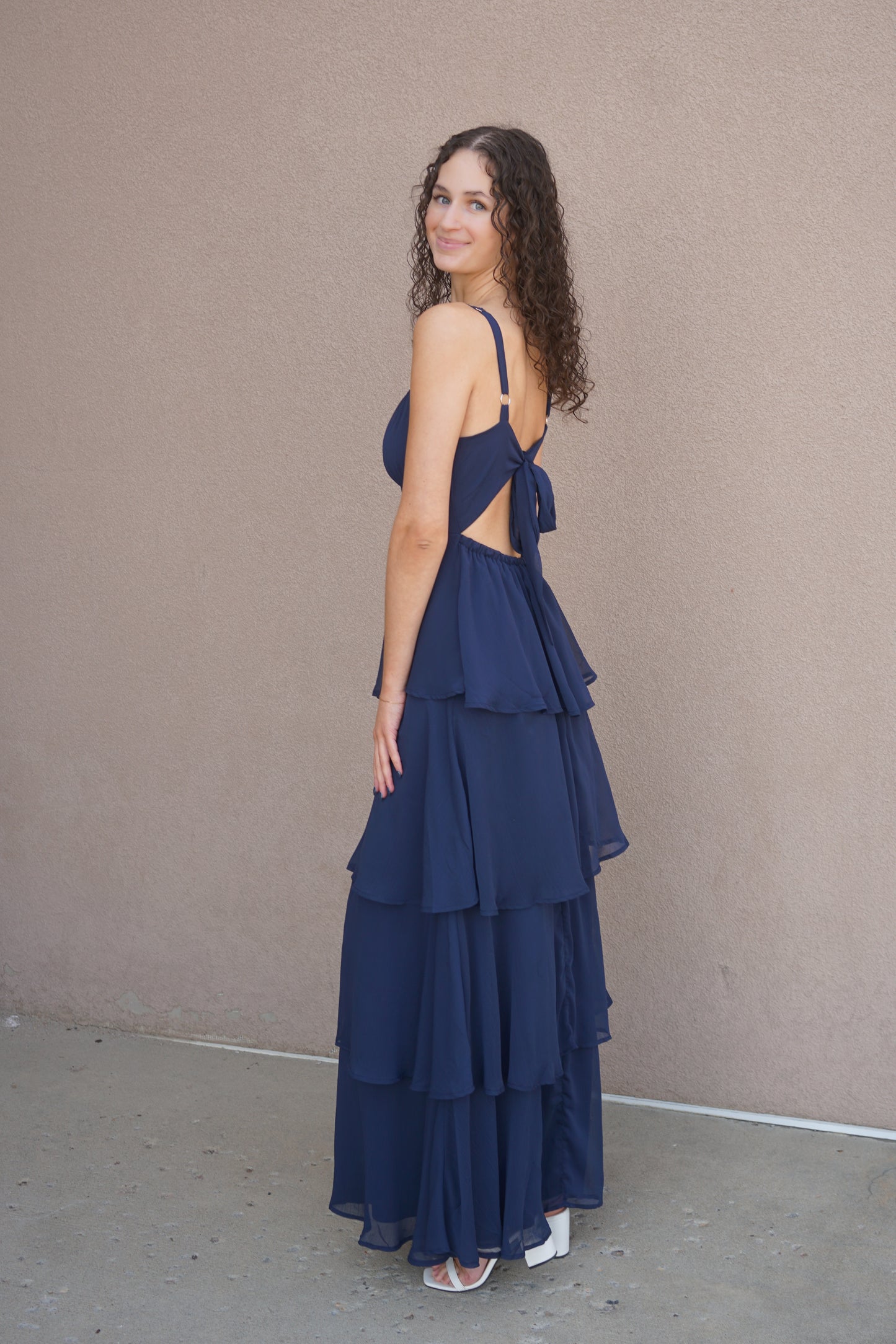 Mademoiselle Dress-Navy