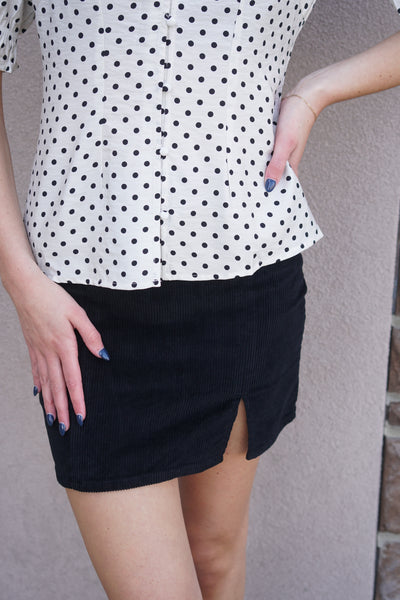 Global Cord Skirt-3 Colours- Only - Uforia Muse 