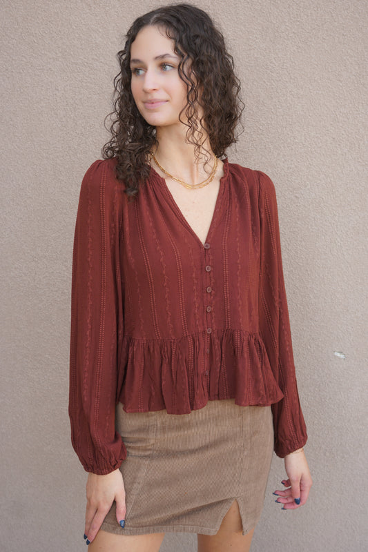 Ophelia Blouse- Gentle Fawn