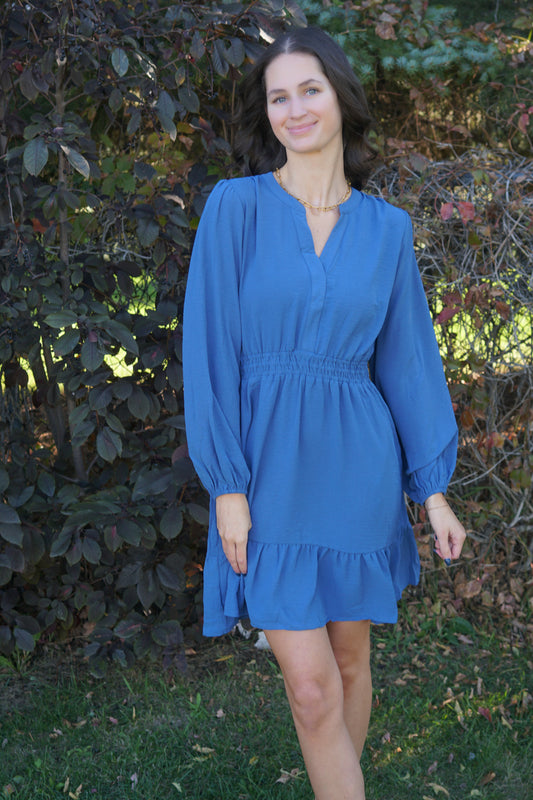 McKinney Dress-Blue