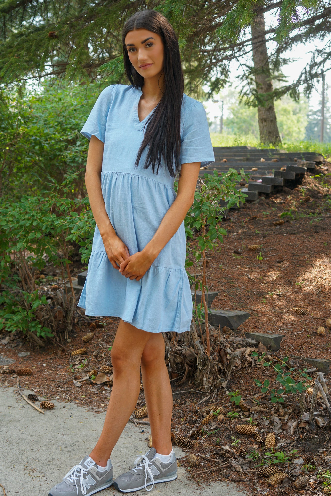 Caro Linen Dress- Only