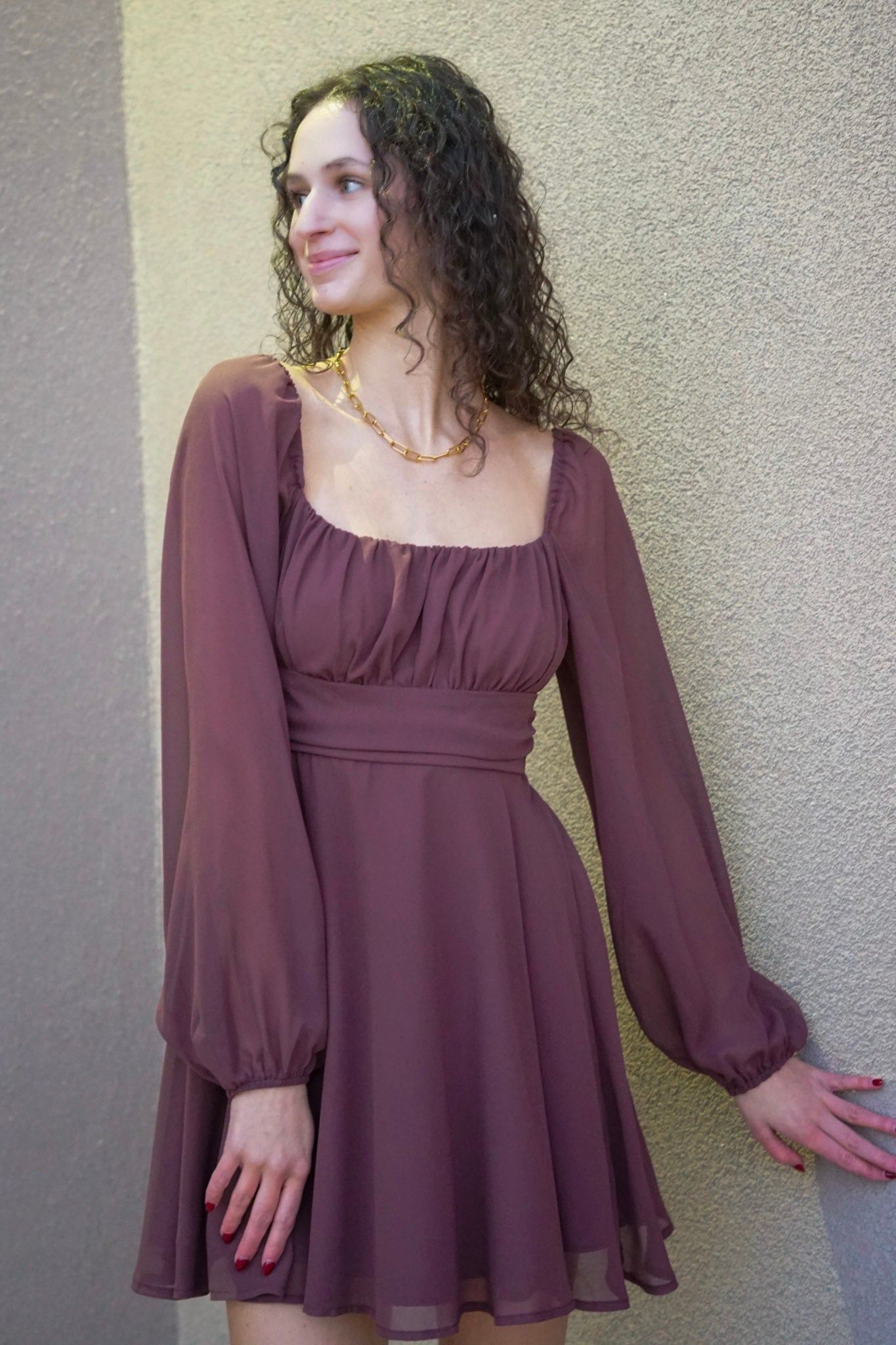 Southern Charm Dress-Chocolate