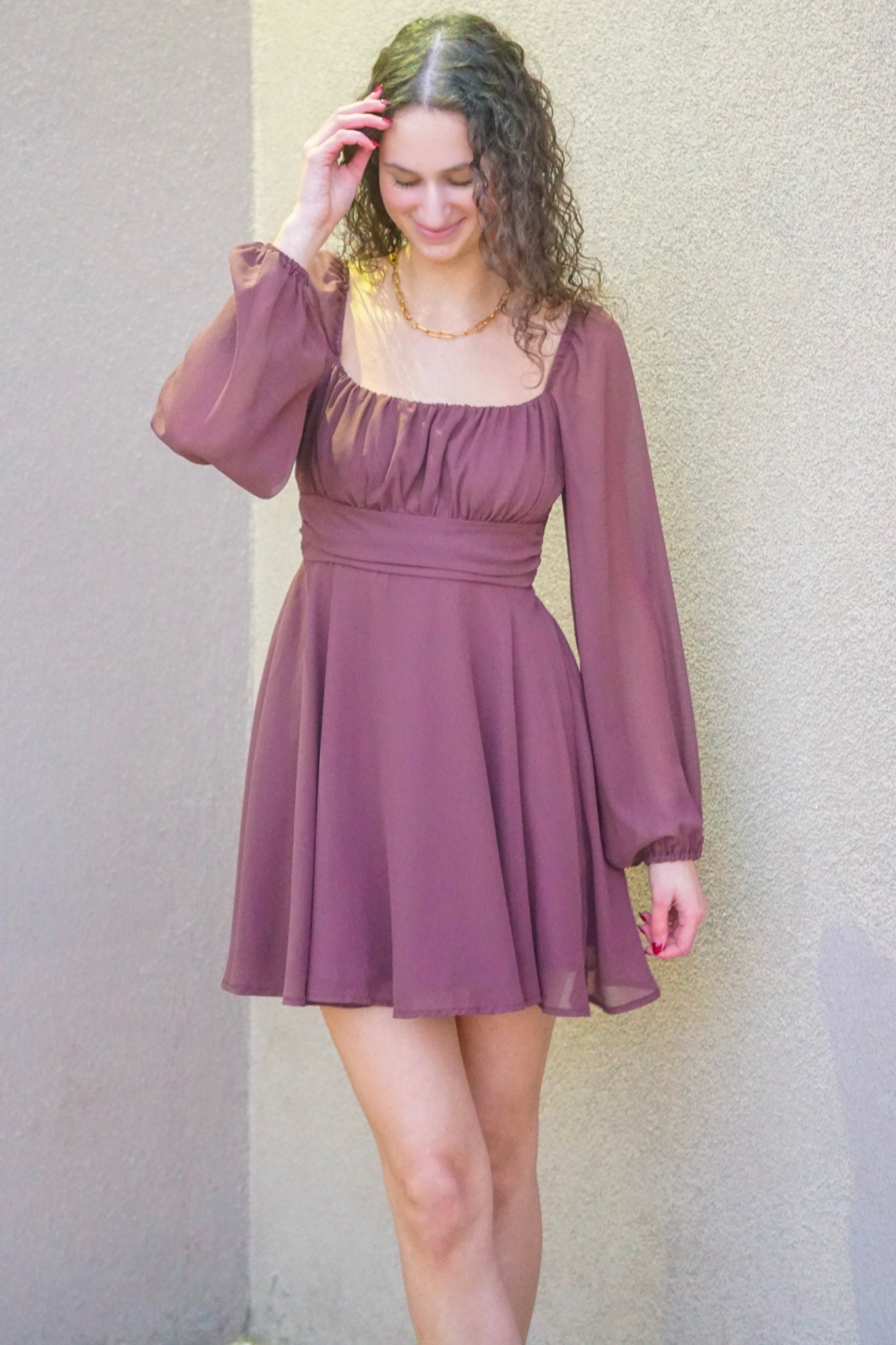 Southern Charm Dress-Chocolate