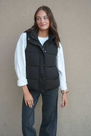 New Cool Puffer Vest- Only