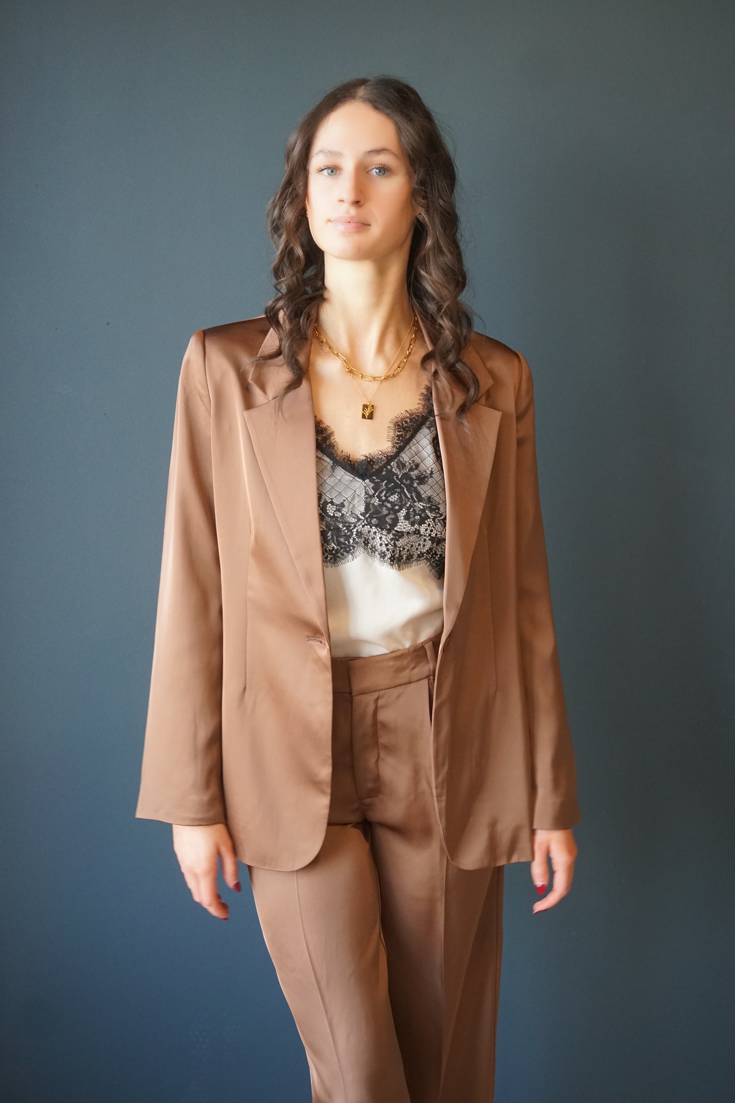 Dione Blazer- Gentle Fawn