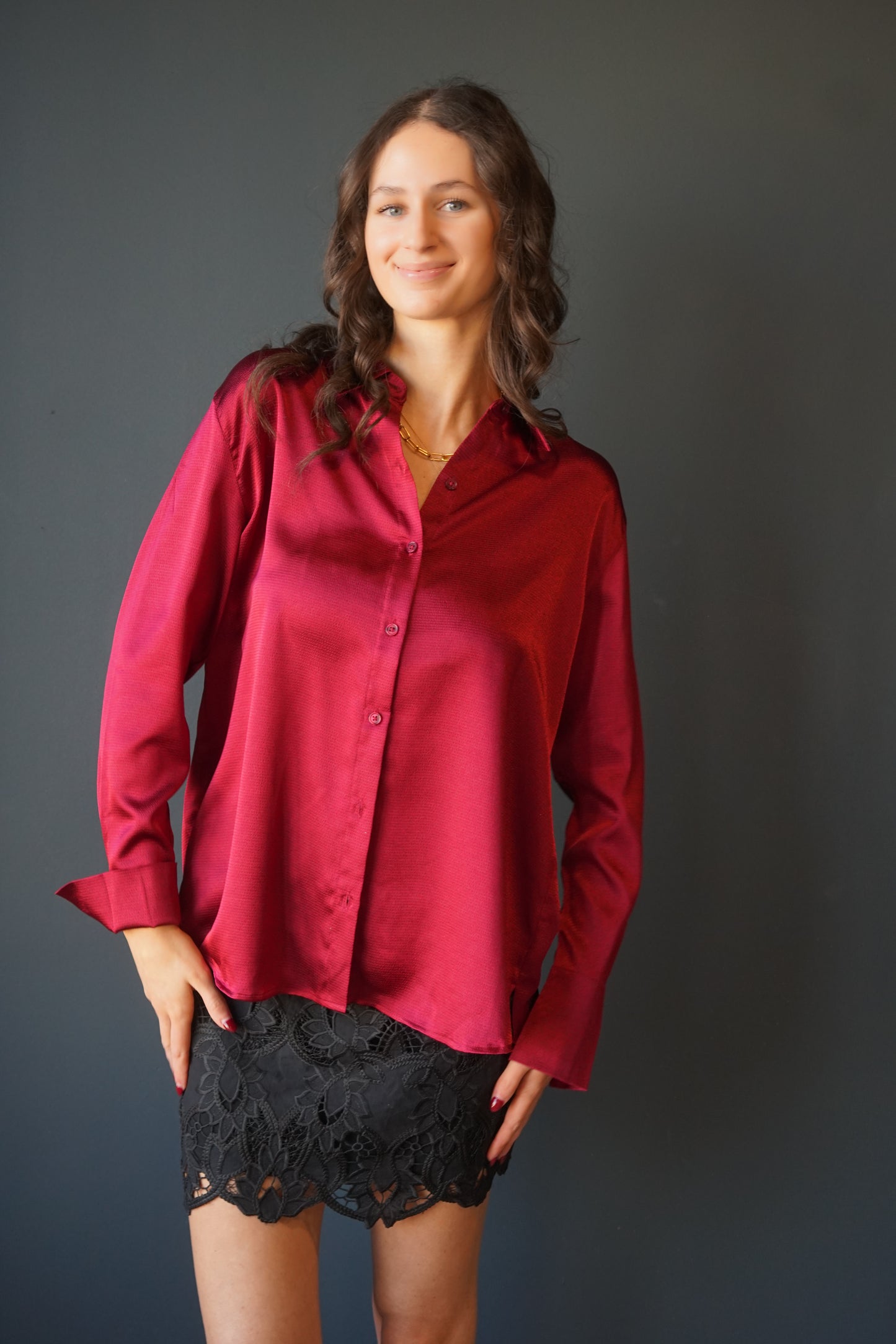Simone Blouse-Gentle Fawn