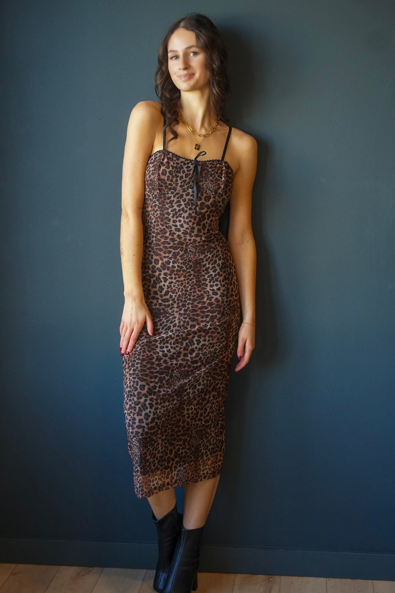 Leopard Party Dress