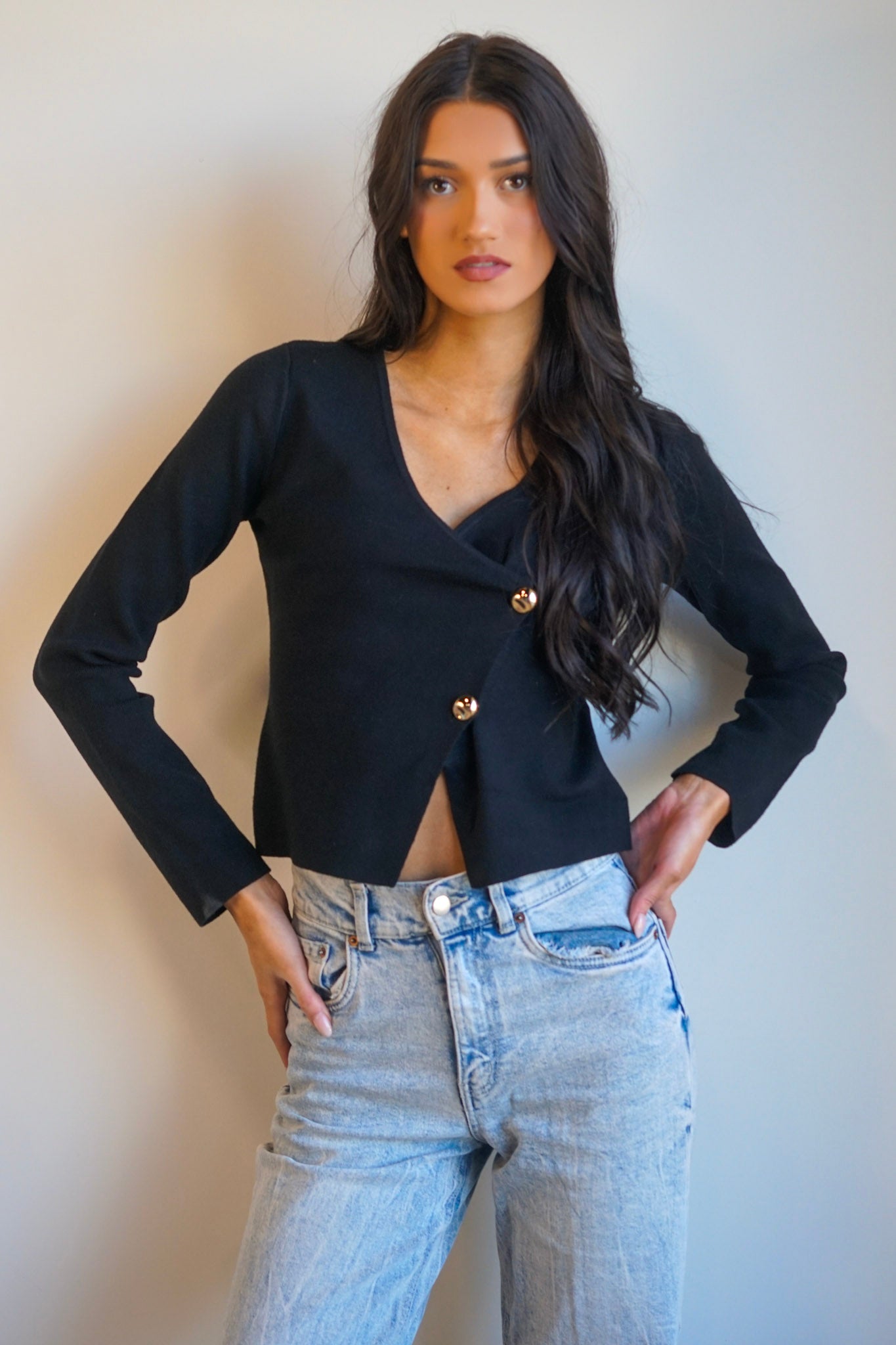 Cierios L/S Cardi- Rd Style