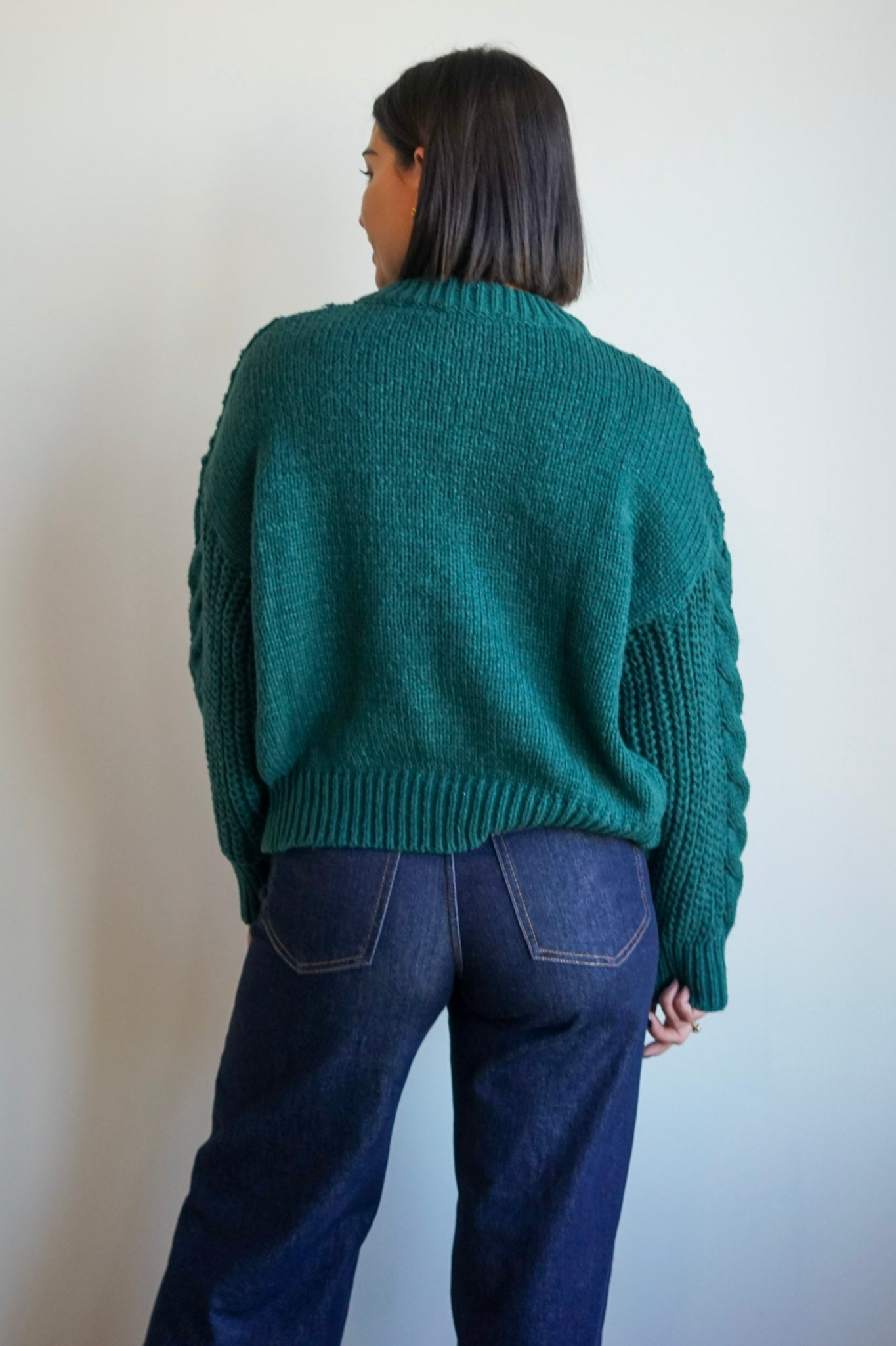 Candy Cane Cardi-Pine-Shop Teach