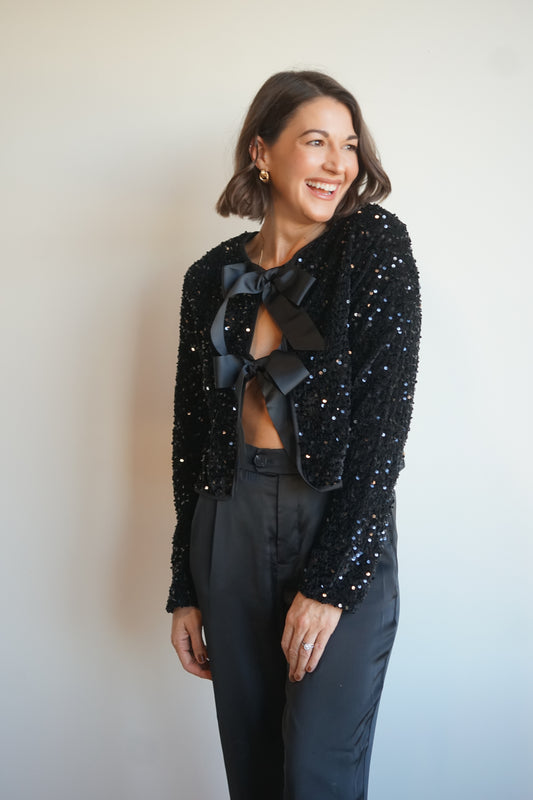 Annika Sequin Topper- Only