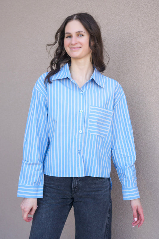 Kerwin Shirt-Stripe-Rd Syle - Uforia Muse 