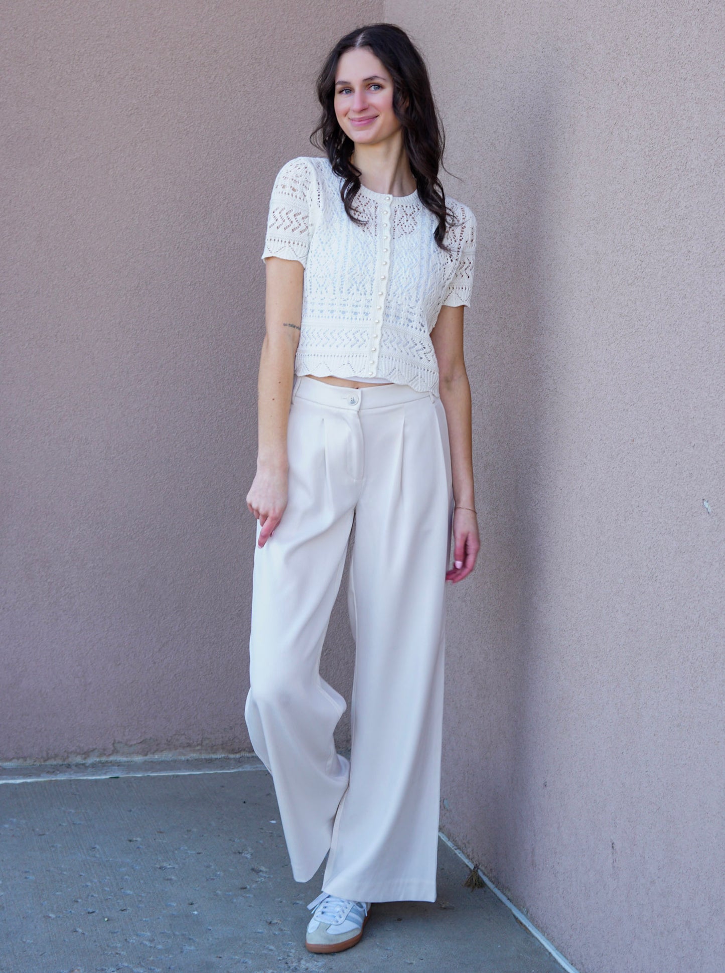 Elke Pearl Cardigan-Birch- Only - Uforia Muse 