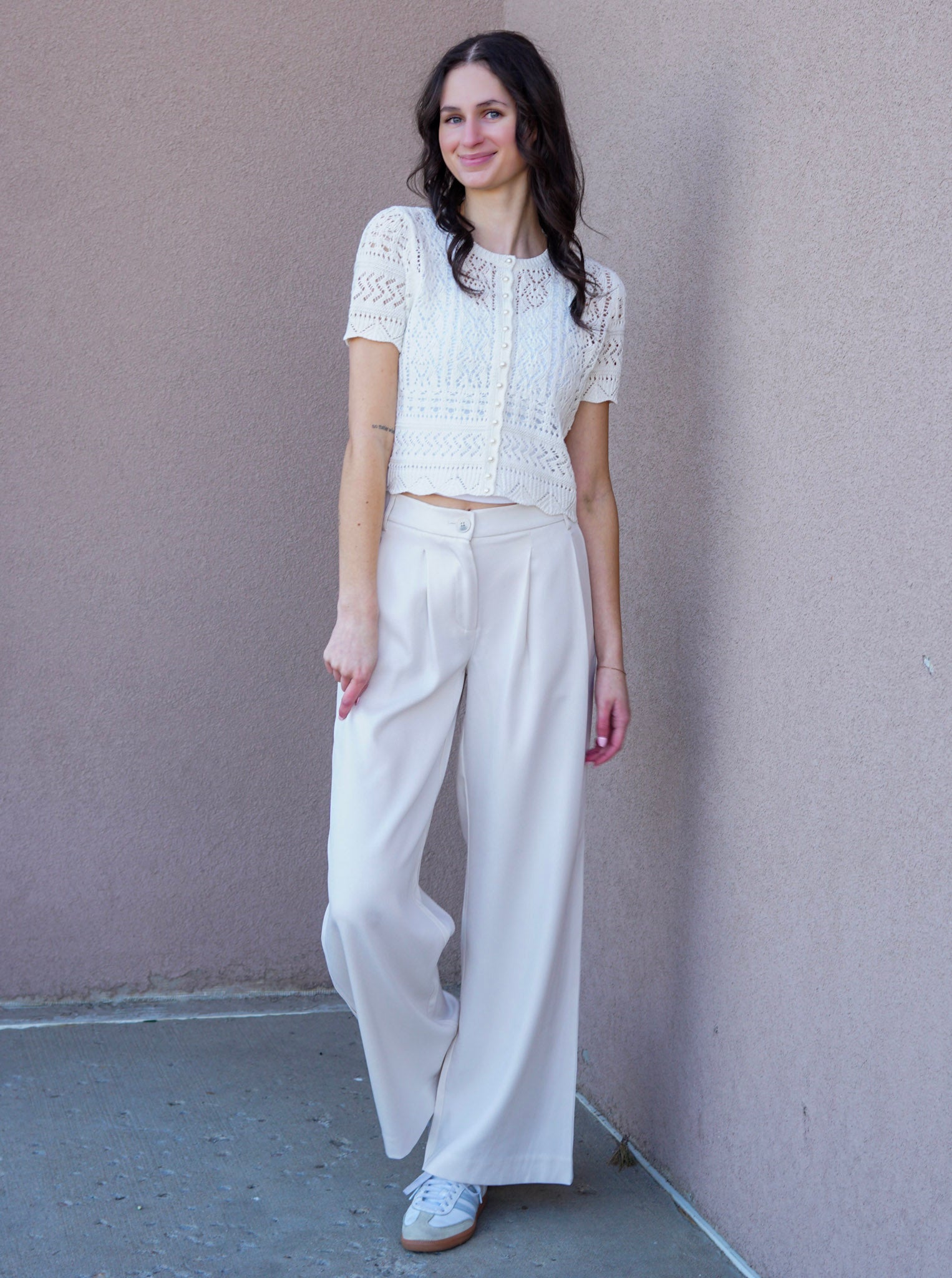 Elke Pearl Cardigan-Birch- Only - Uforia Muse 