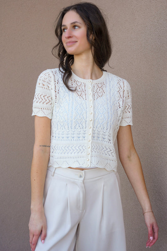 Elke Pearl Cardigan-Birch- Only - Uforia Muse 