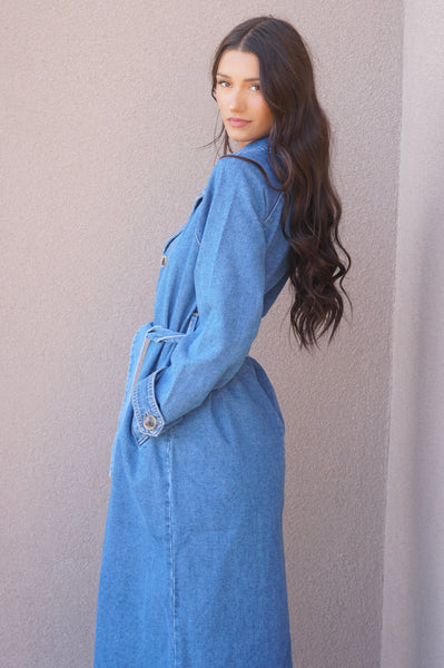 Malou Denim Trench-Only - Uforia Muse 