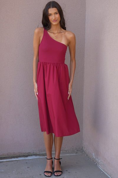Iris One Shoulder Dress-Only - Uforia Muse 
