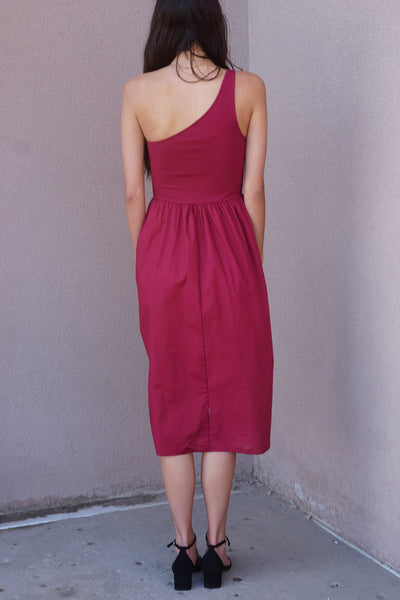 Iris One Shoulder Dress-Only - Uforia Muse 