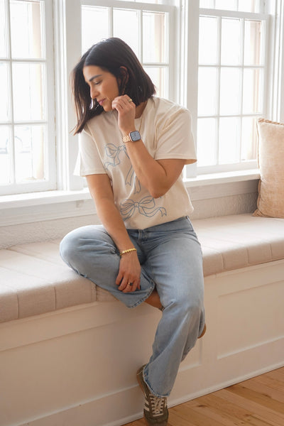 Coquette Bows Tee- Shop Teach - Uforia Muse 