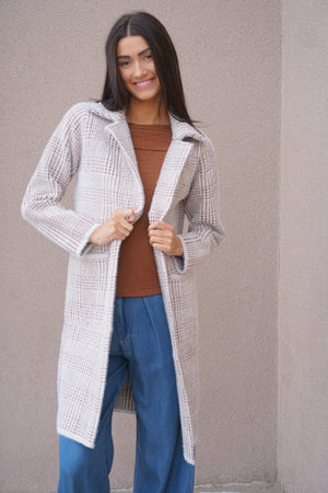 Soft Mohair Coat- Sage The Label