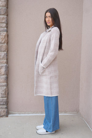 Soft Mohair Coat- Sage The Label