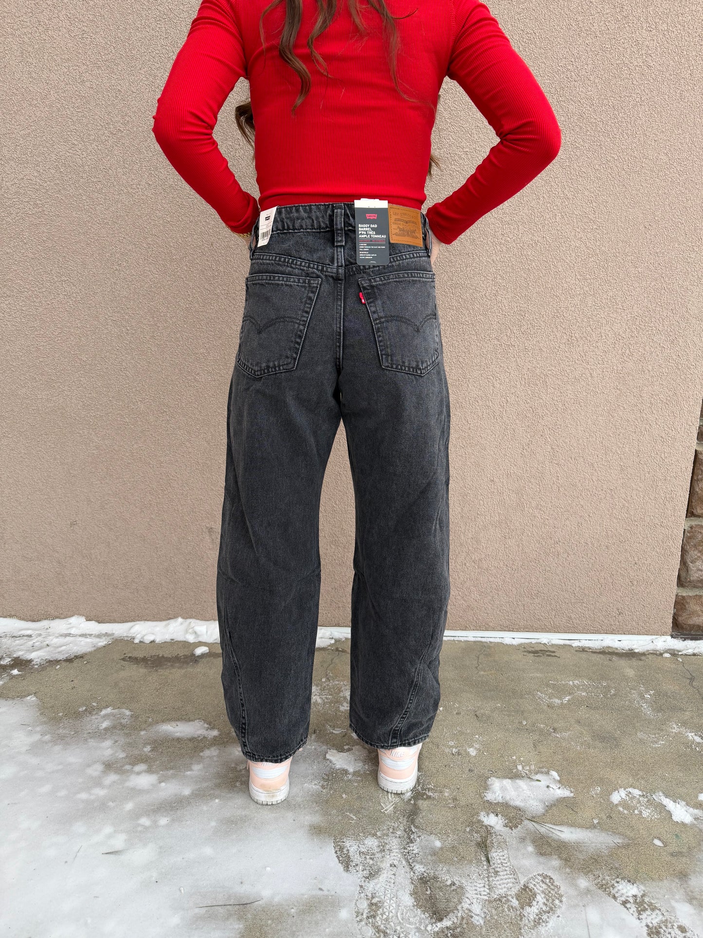 Baggy Dad Barrel-Black-Levi's