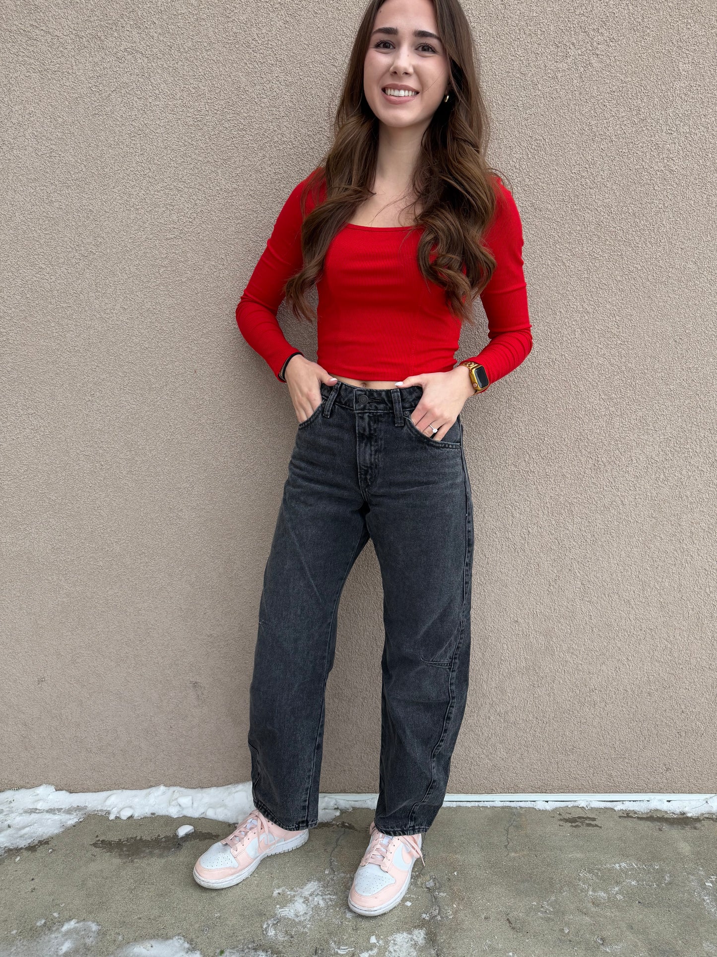 Baggy Dad Barrel-Black-Levi's