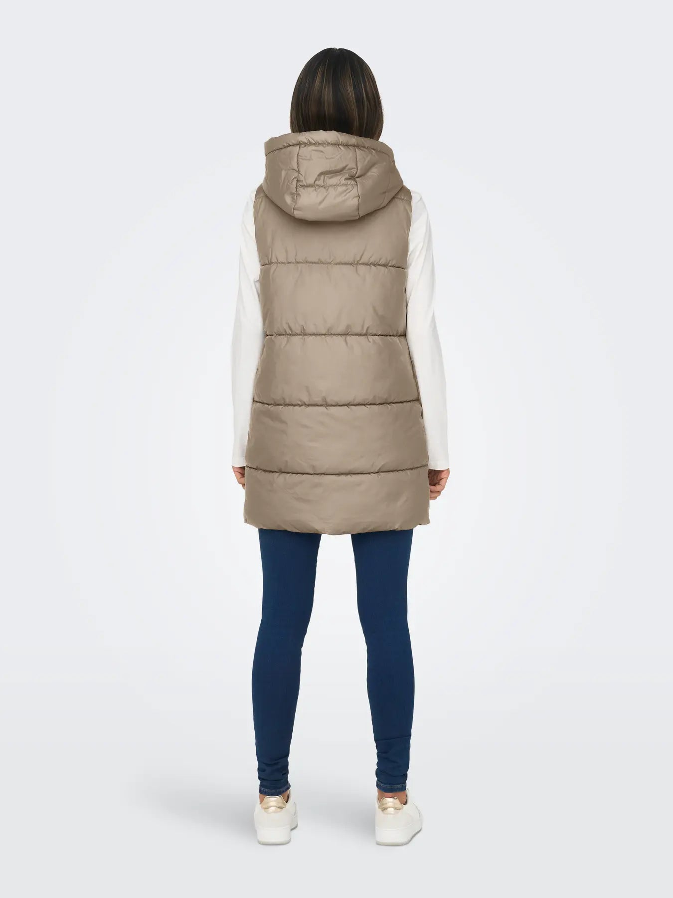 Asta Puffer Vest-Mink- Only