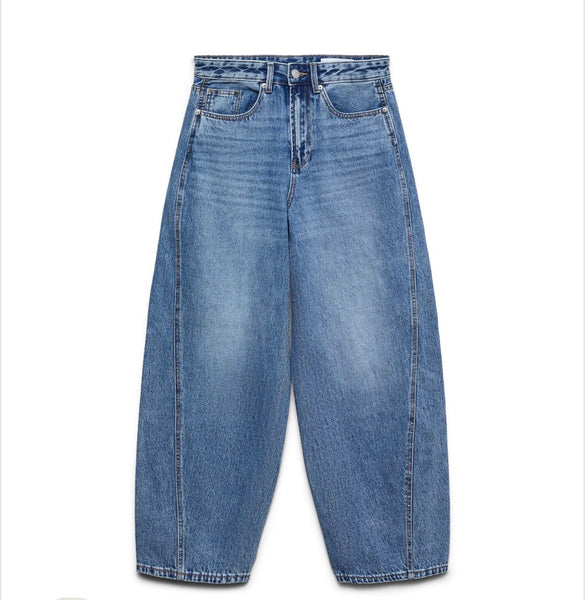 Zoe Barrel Jean- Vero Moda