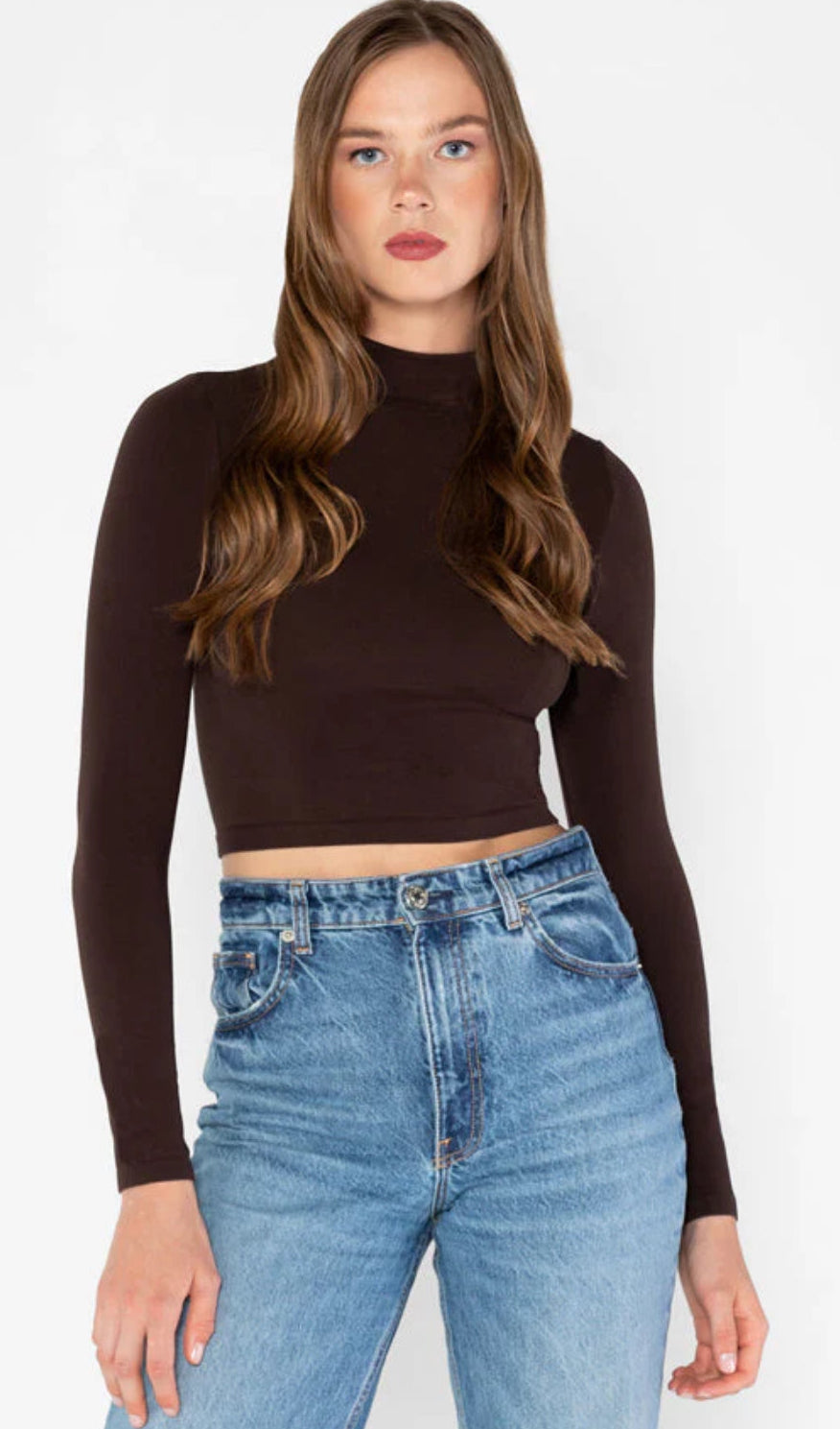 Bamboo L/S Crop- 3 Fall Colours!