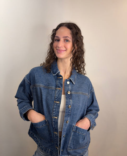 Jamie Denim Shacket-Vero Moda - Uforia Muse 