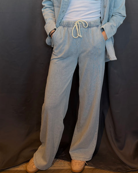 Hunter Knit Denim Pant-Z Supply - Uforia Muse 