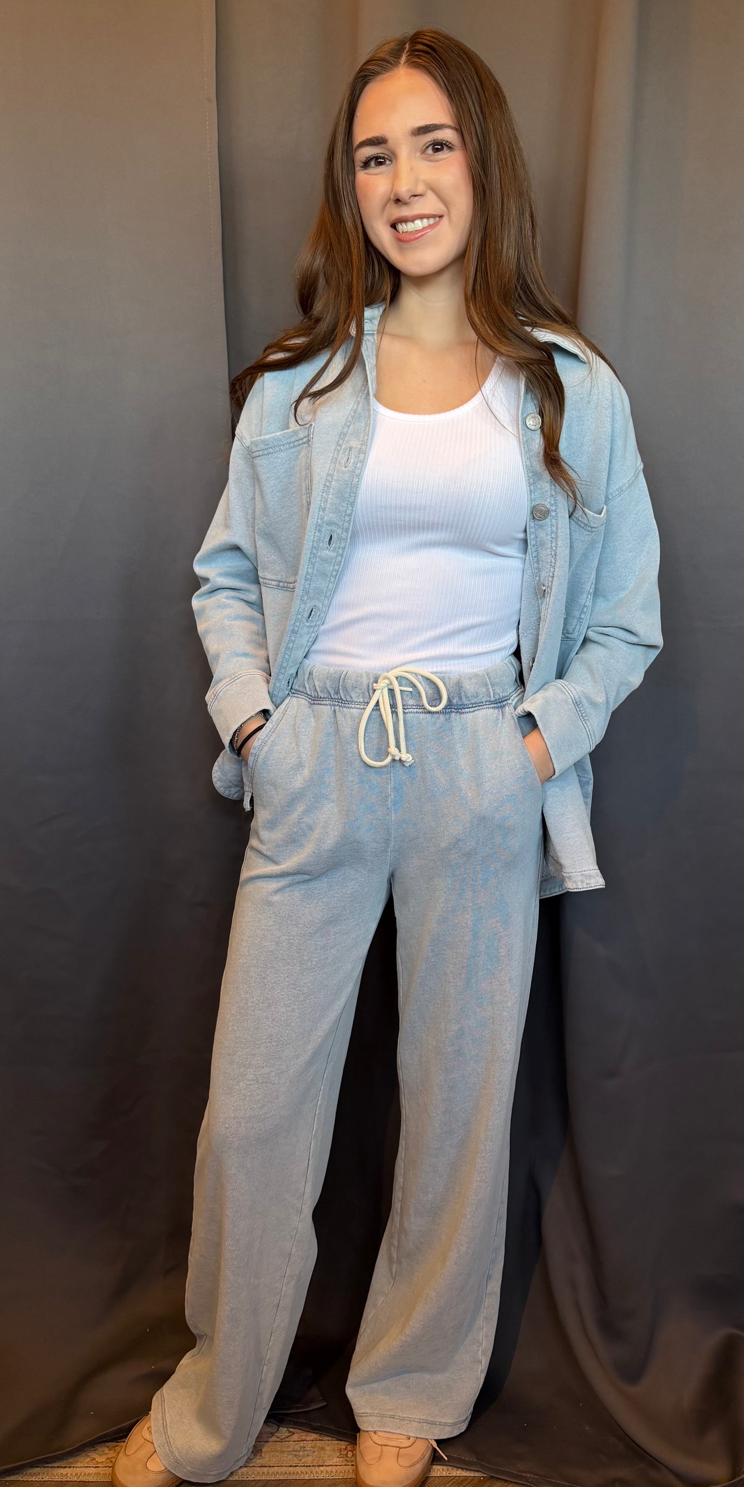 Hunter Knit Denim Pant-Z Supply