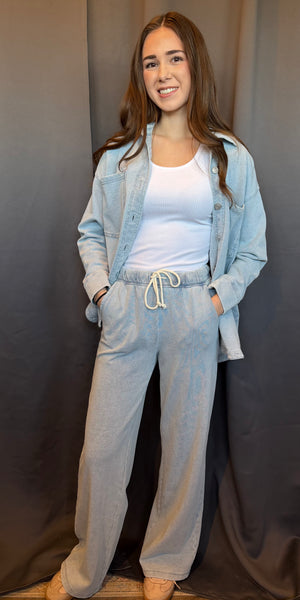 Hunter Knit Denim Pant-Z Supply - Uforia Muse 