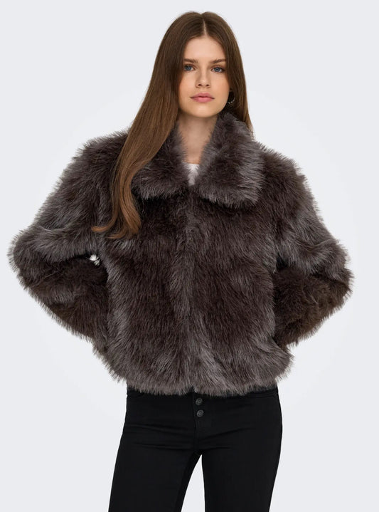 Manny Faux Fur- Chocolate-Only