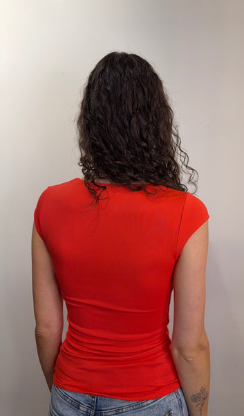 Tiara Cap Sleeve-Cherry-Second Skin-RD Style - Uforia Muse 