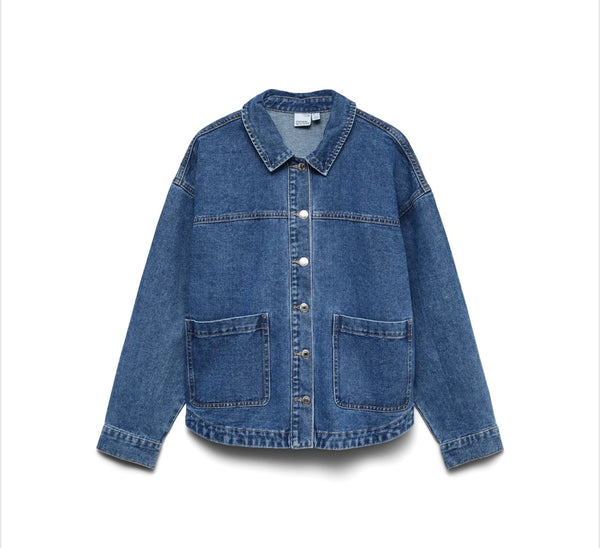 Jamie Denim Shacket-Vero Moda - Uforia Muse 