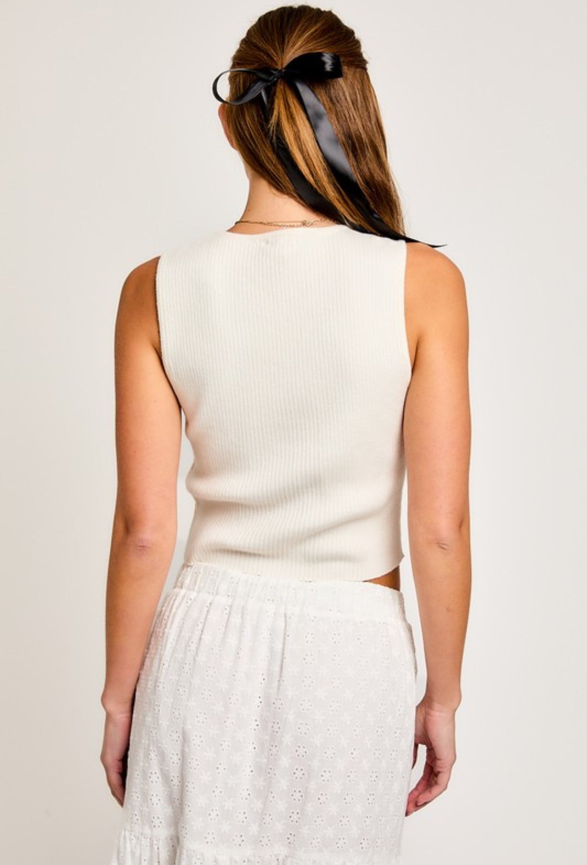 Bow Top - Cream