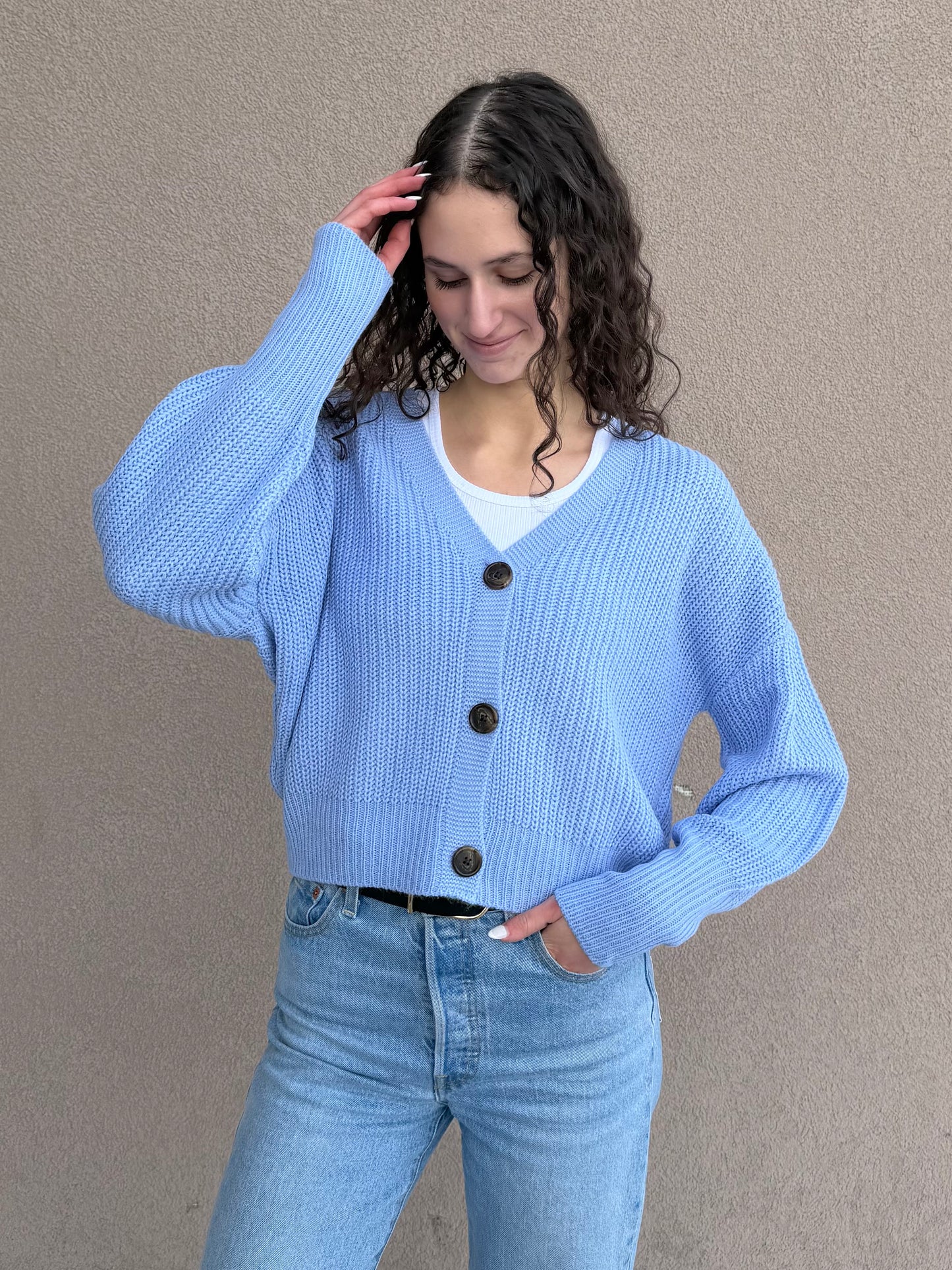 Lea Cardigan-Brenna Blue