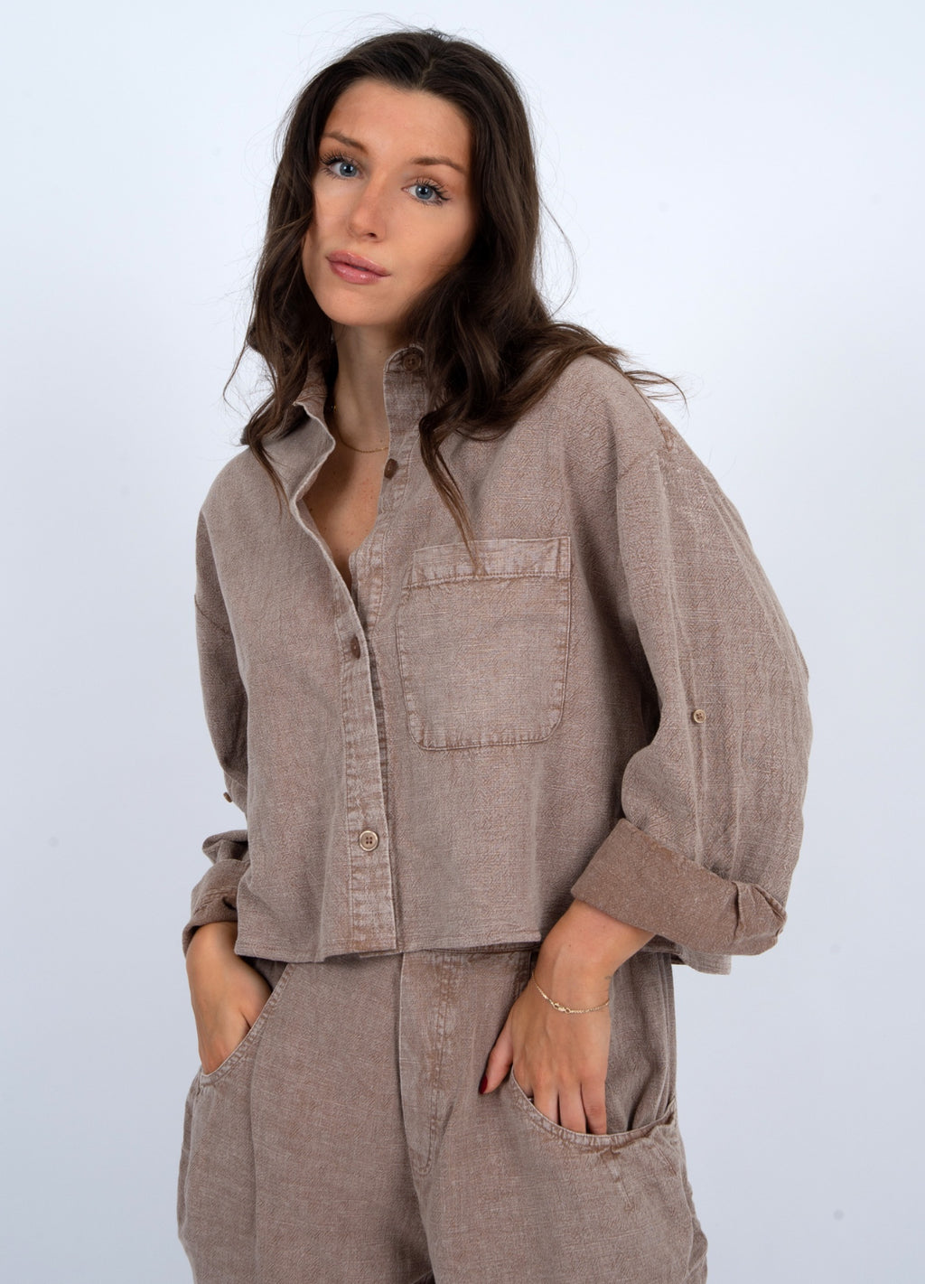 Derwin Mineral Wash Shirt- Rd Style