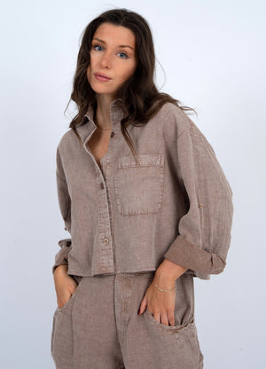 Derwin Mineral Wash Shirt- Rd Style