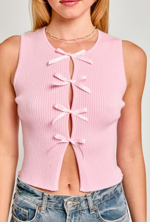 Bow Top - Pink