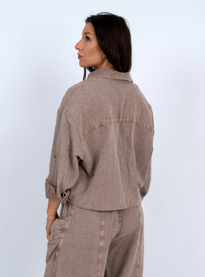 Derwin Mineral Wash Shirt- Rd Style