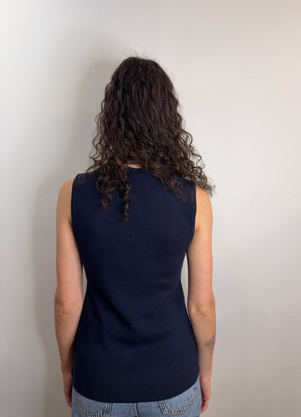 Evelin Vest-Navy-Only - Uforia Muse 